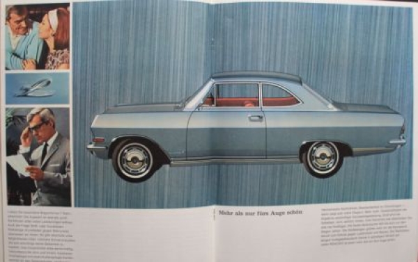 Opel Rekord Coupe Modelprogram 1965 Carbrochure (9122)